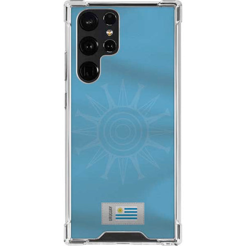 Uruguay Soccer Flag Galaxy S23 Ultra Clear Case